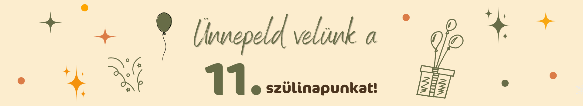 Ünnepeld velünk a Barfshop 11. születésnapját!
